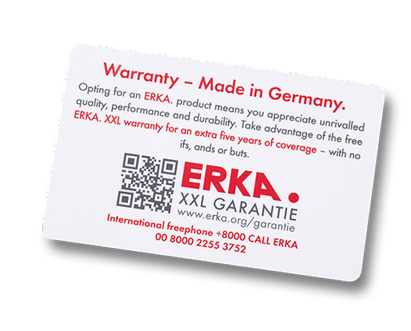 Register your ERKA device quickly and easily